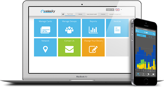 Manage your fuel cards online or via smartphone app